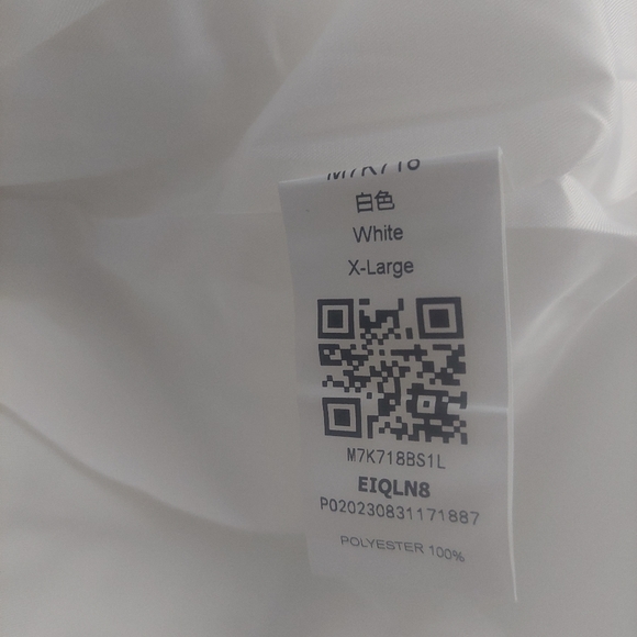 New puffer vest with pockets XL WHITE - Picture 7 of 7